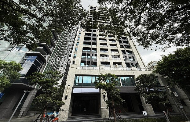 敦南富邦藝樹遠眺101建物外觀