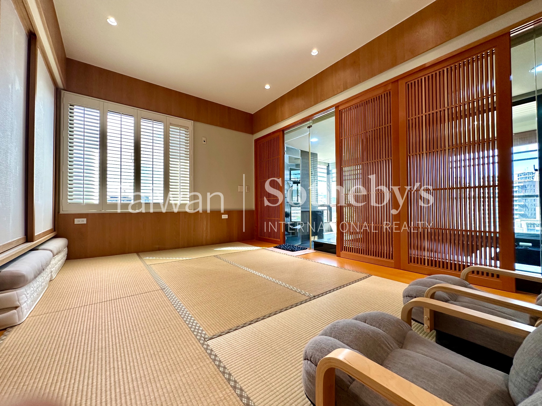 北投日式美學溫泉宅室內照